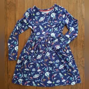 Size 11-12y Mini Boden Galaxy Space Dress